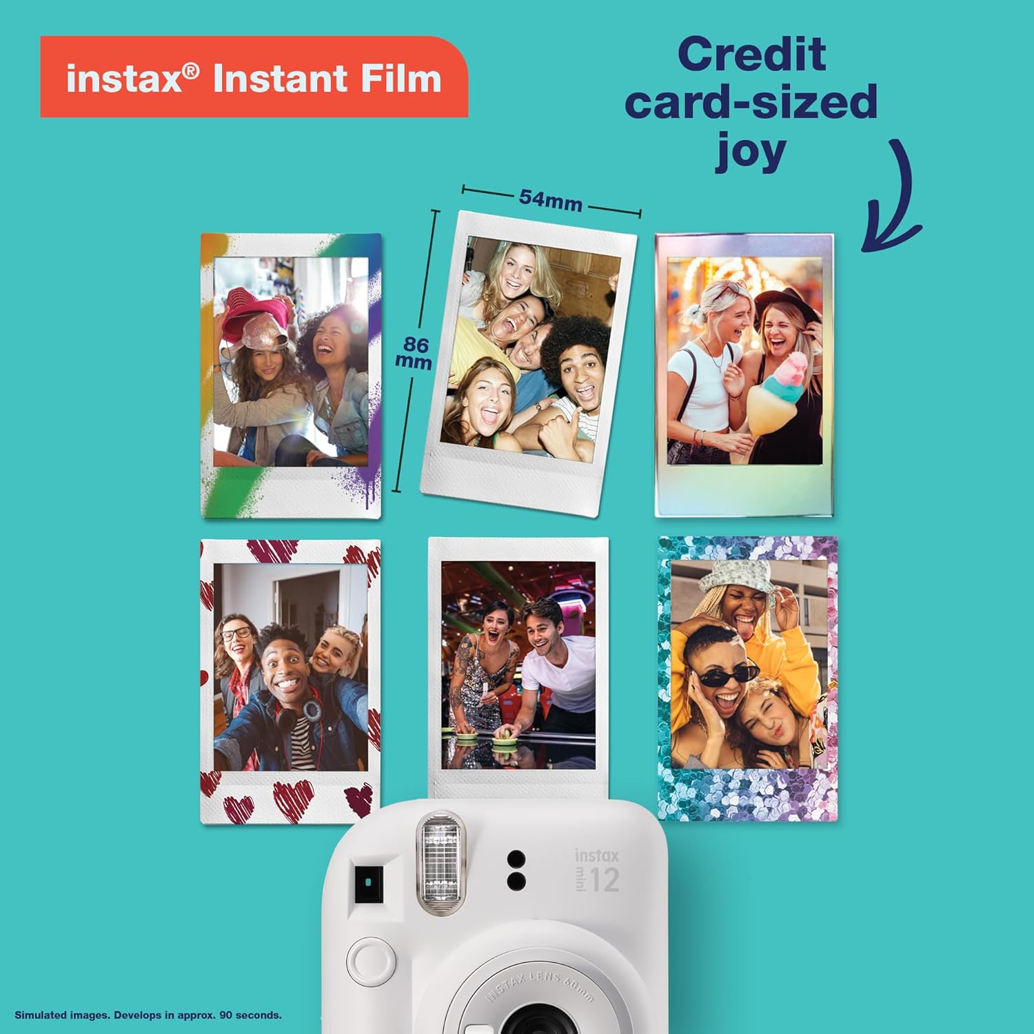 Fujifilm Instax Mini 12 Instant Camera withCarry Bag & 10 Film Sheets Selfie ElectronicPortable Flash Compact - Image 9